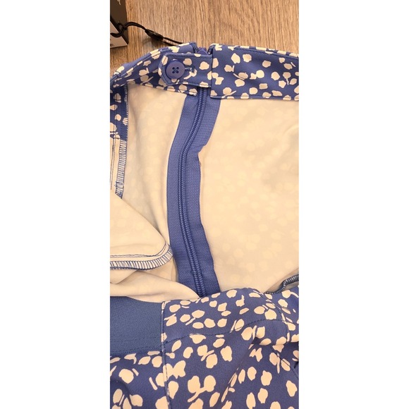 RLX Ralph Lauren Womens Stretch Golf Pants Blue Print Performance Size 6 - Picture 7 of 12